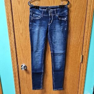 Wallflower Women's Dark Blue Skinny Jeans